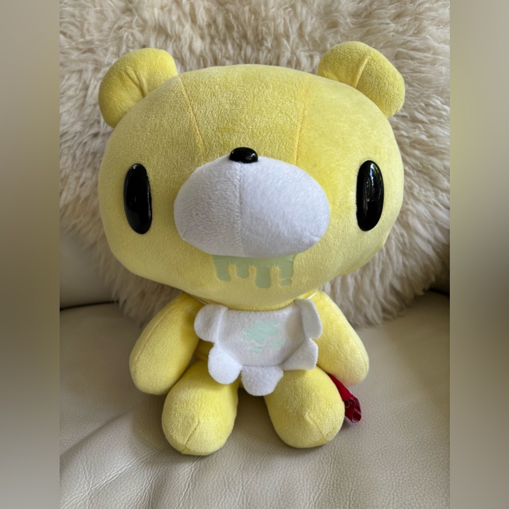Authentic NEW Gloomy Bear Baby Yellow Standing Plush Doll  Japan 12”